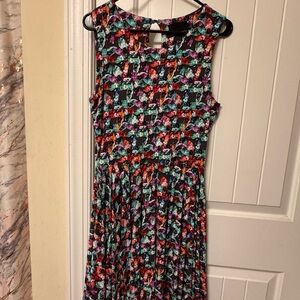 Cynthia Rowley Multicolor Floral Midi Dress